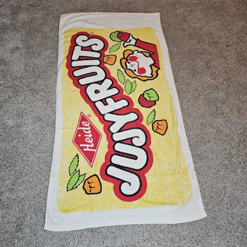 Vintage Jujyfruits Beach Towel Advertising RA Briggs 28.5